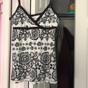 Black and white shirt